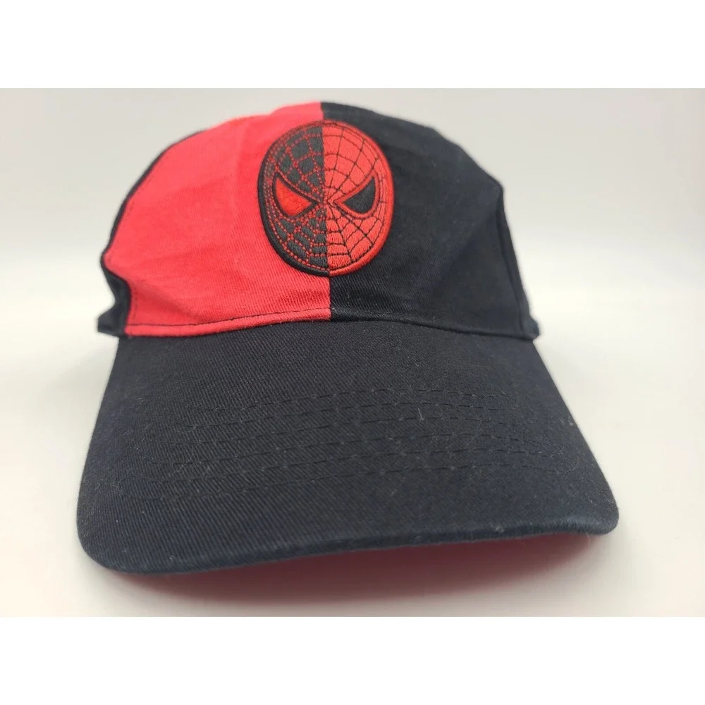 Youth Spider-Man 3 Marvel Comics Adjustable Hat Cap Child Kid Boy Girl Red Black